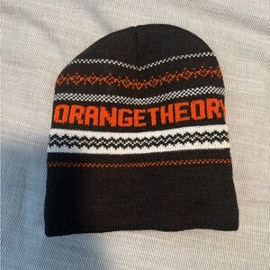 Orangetheory Black and Orange Beanie